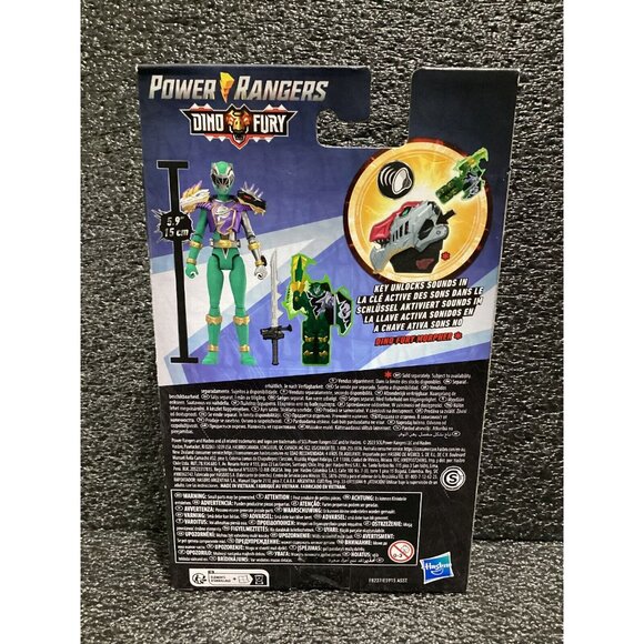 Power Rangers Dino Fury Green Ranger 6-Inch Action Figure Brand New In Package